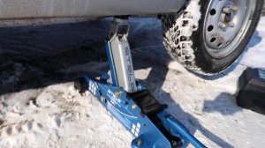 Подкатной домкрат с фиксатором STELS 2.5т