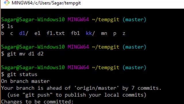 How to rename a directory in git смотреть онлайн