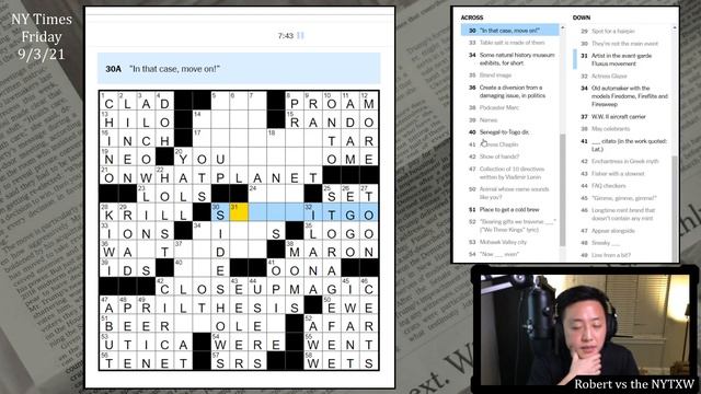Is 37-Down an error? [0:13/10:43] || Fri 9/3/21 New York Times Crossword смотреть онлайн