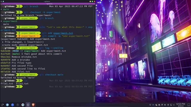 Creating With Git | 2-1: Branches смотреть онлайн