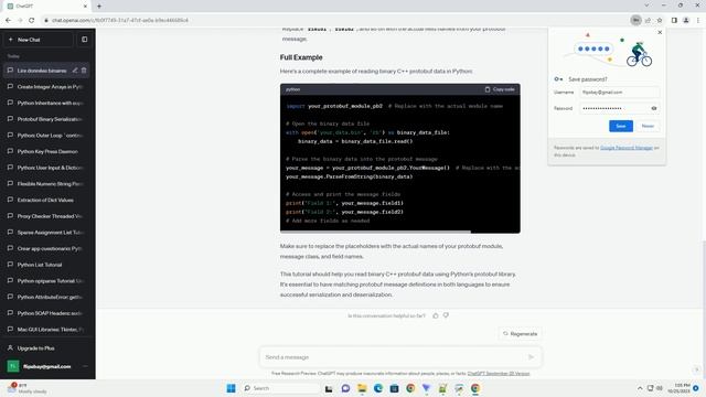 How do I read binary C protobuf data using Python protobuf смотреть онлайн