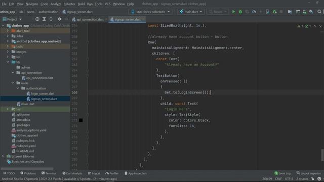 Flutter PHP MySQL Sign Up Backend Tutorial | Full Stack eCommerce Online Shopping App Course 2023 смотреть онлайн