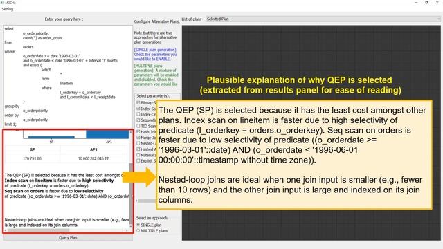 MOCHA: Visualizer of the Impact of Operator Choices in Query Execution Plans смотреть онлайн