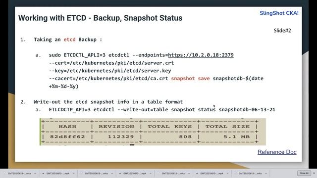 Episode#11 Working with ETCD - Backup and Restore Operations - Part#1 смотреть онлайн