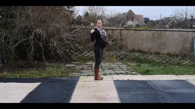 УРОК 13 Вращение с шашками. Часть 1. Фланкировка шашкой смотреть онлайн