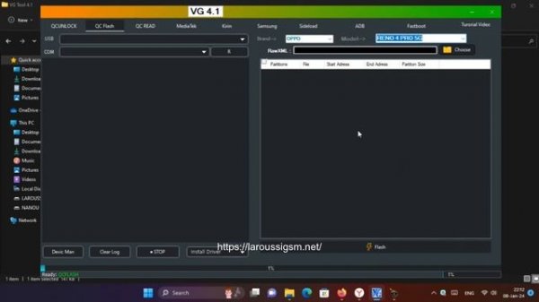 VG Tool V4.1 2024 1.8.2024 FREE Offline Tested Functions & Operations QC Unlock, Fastboot, Sideload