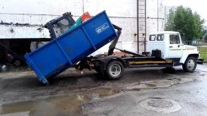 мультилифт Бункеровоз ГАЗ-САЗ 3902-01 Саранского завода автосамосвалов