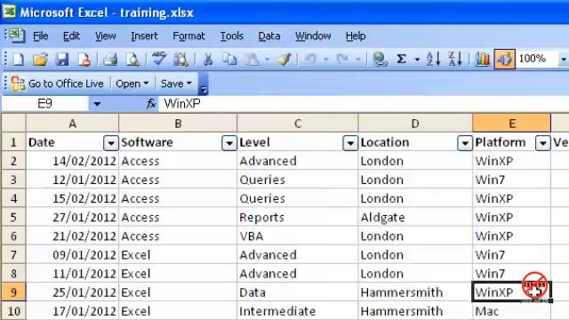 Excel 2003 Tip: How to Filter Data and Top 10 Using Autofilter смотреть онлайн