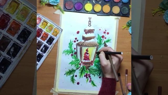 Новогодний фонарик [speedpaint traditional ] смотреть онлайн