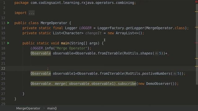 MergeOperator смотреть онлайн