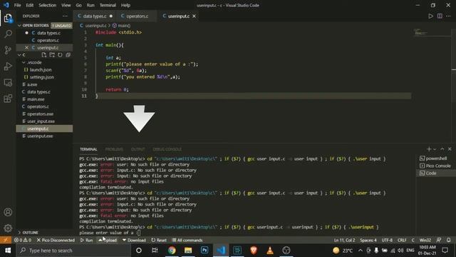 GCC.exe error solved // C language error// vs code// problem solved смотреть онлайн