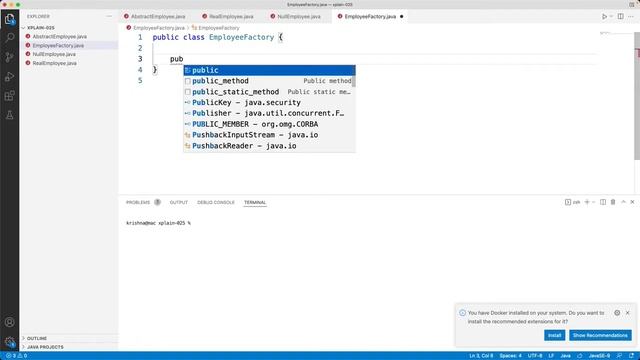 How to Build a Null design pattern using java with example смотреть онлайн