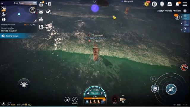 [BlackDesertMobile] ⚓Great Ocean Guide #DAY1⚓ ⛵Beginning to Lv 15⛵ Best way to save Cannon Ball?⚫? смотреть онлайн