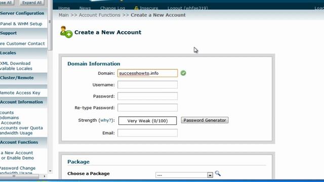 Wordpress Site - Open Domain Account in GVO смотреть онлайн