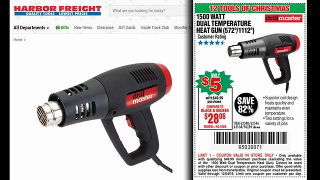Harbor Freight: Top 5 "12 Tools of Christmas" смотреть онлайн