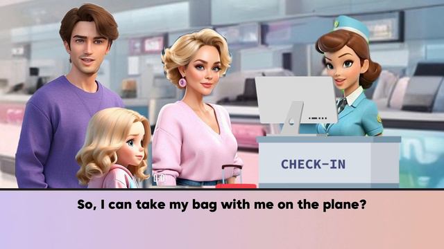 At the Airport | Airport conversation смотреть онлайн