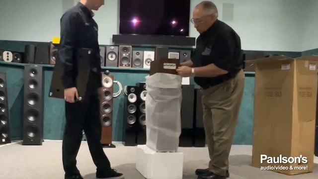 702 S3 Unboxing! Bowers and Wilkins Tower Speaker! смотреть онлайн