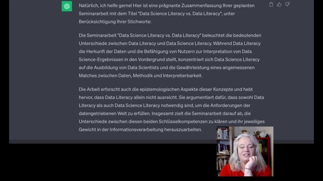 Kann ChatGPT eine vorläufige Zusammenfassung erstellen? смотреть онлайн