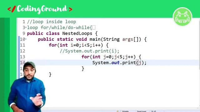 Nested Loops in Java | Coding Wallah смотреть онлайн