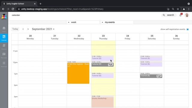 Self Registration Tutorials on Students Calendar Project смотреть онлайн