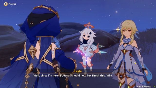 Finally Layla switch on in Extravaganza Competition, 3.6 Event Story - Genshin Impact смотреть онлайн