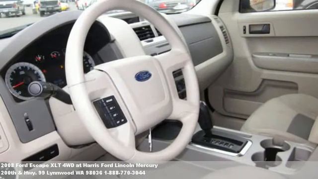 2008 Ford Escape XLT 4WD For Sale In Lynnwood, WA