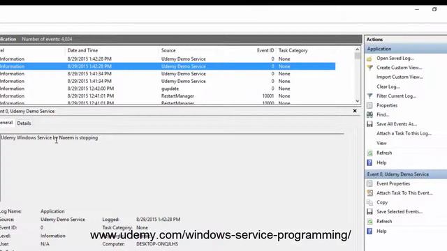 Windows Services and Event Logs смотреть онлайн