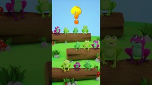 10 grenouilles  | Vidéo éducative pour enfants | HeyKids #shorts