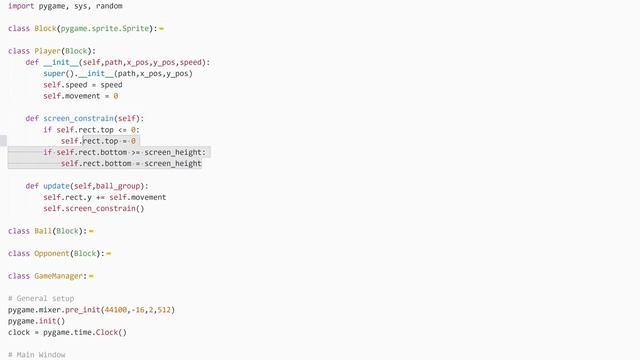 Learning pygame by making Pong part 4 - Reworking the code with sprites (+making it look prettier) смотреть онлайн
