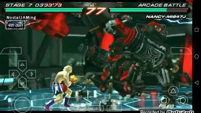 Tekken 6 PSP Offline fighting game' Steve Fox arcade battle walkthrough on Huawei android device смотреть онлайн