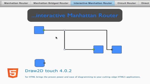 Draw2D touch interactive manhattan router смотреть онлайн