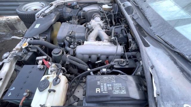 Работа двигателя 2JZGE Toyota Crown JZS143