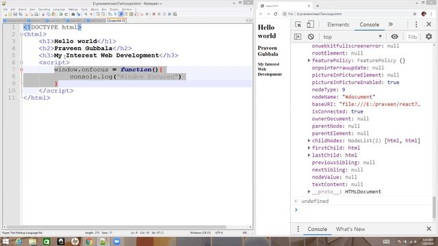 ReactJs 09th class part02 Mar7th 2020 contact 9059868766 смотреть онлайн