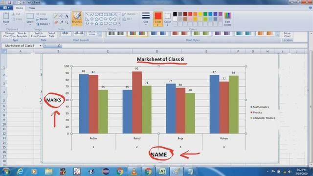 Charts in MS Excel | Lesson 6 | Chapter 2 | Class 8 | #ICSE смотреть онлайн