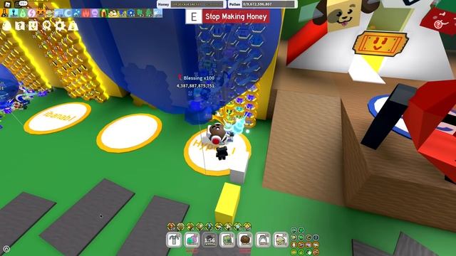Getting *MAX* Balloon Blessing! - Bee Swarm Test Realm смотреть онлайн