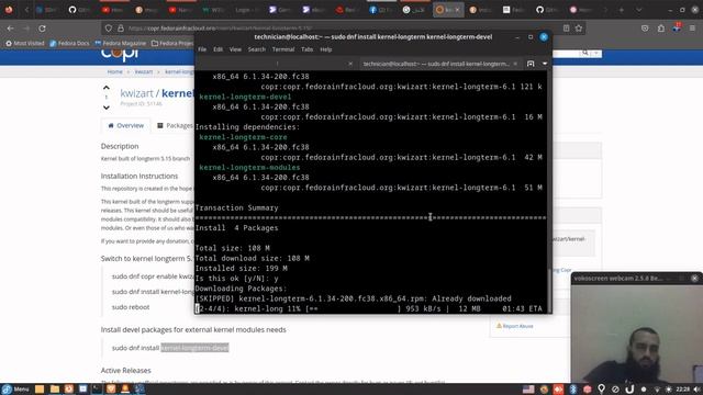 LTS kernel/linux-lts installation on fedora смотреть онлайн