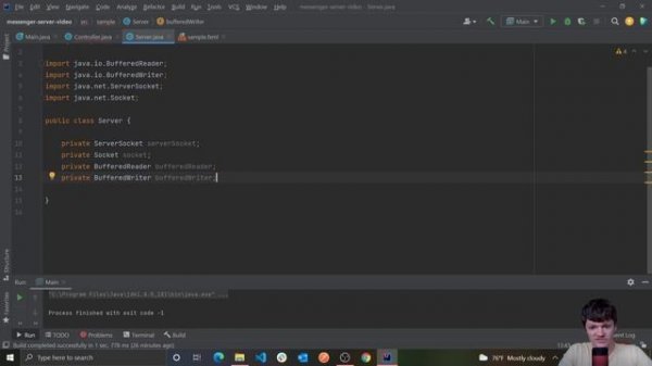 JavaFX and Java Sockets - Client Server Messenger