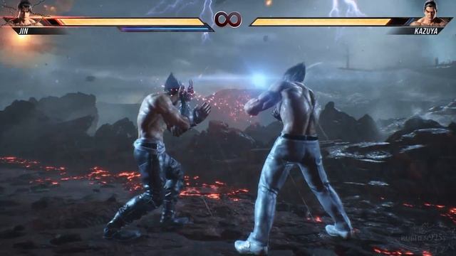 Tekken 8 - Final Boss Angel Jin vs True Devil Kazuya & All Endings (PS5) смотреть онлайн