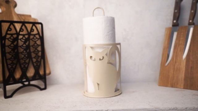 Где хранить бумажные полотенца на кухне ? Держатели для бумажных полотенец от HITSAD смотреть онлайн