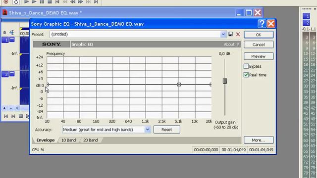 Эквализация в Sound Forge Pro 10 часть 1 (22/46) смотреть онлайн
