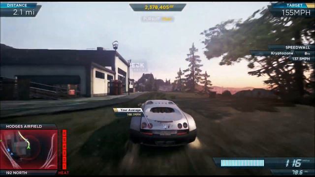 Speed Run "Needle Point" (Bugatti Veyron) Gold Medal Score - Need for Speed: Most Wanted (2012) смотреть онлайн
