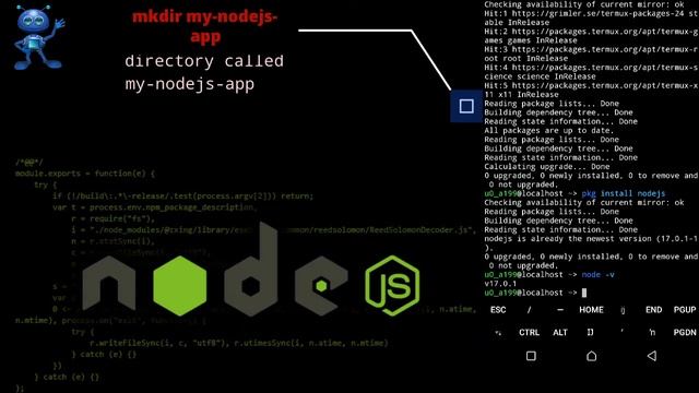 Install nodejs on termux смотреть онлайн