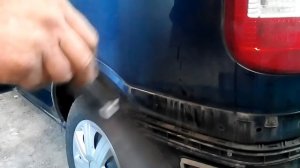 Opel Zafira снятие молдингов и уплотнителей