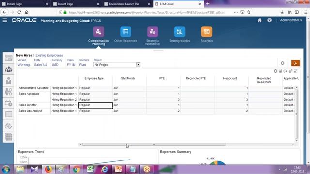 Oracle Enterprise Planning Workforce Salary Option | Workforce Case Study | EPBCS Case Study смотреть онлайн