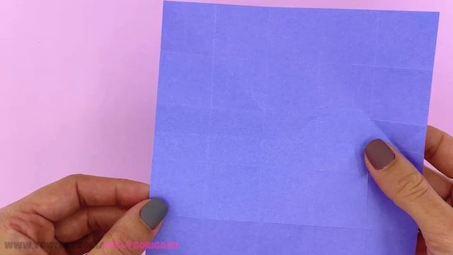 How to make origami Christmas candy box EASY. Origami surprise candy box. смотреть онлайн