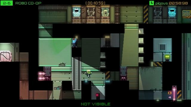 Stealth Bastard Deluxe - PC Walkthrough #014 (HD) - Technical Damage (Robo Co-op) смотреть онлайн
