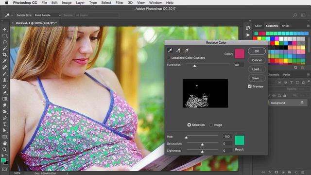 How to use the Replace Color dialog смотреть онлайн