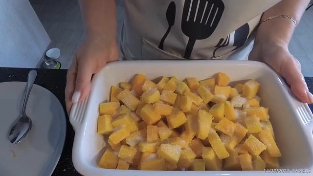 Тыква запечённая в духовке. смотреть онлайн