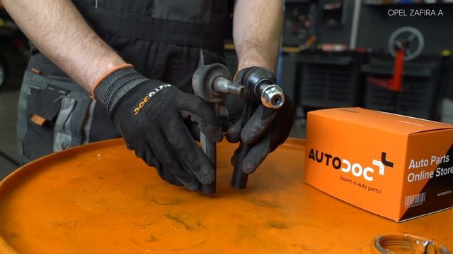Kā nomainīt stūres šķērsstiepņa uzgali OPEL ZAFIRA-A 1 (T98) [AUTODOC VIDEOPAMĀCĪBA] смотреть онлайн