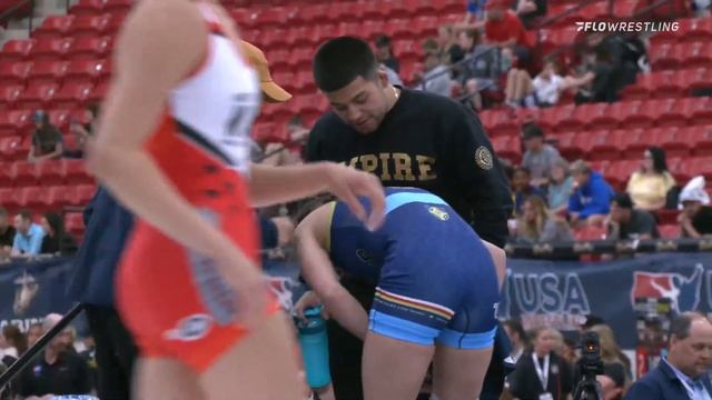 57 Kg Final - Adriana Dorado Marin, Army (WCAP) Vs Cameron Guerin, Titan Mercury Wrestling Club (T смотреть онлайн